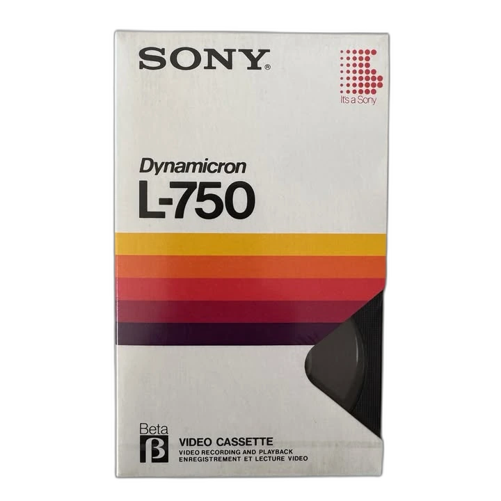 Betamax tape cassette